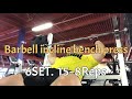 가슴운동. 바벨운동 해보자. 6월 17일 Chest training