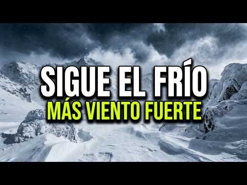 19 06 🏔️❄️💨💨💨Clima Cordillera Neuquén (Arg) Araucanía, Bio Bio (Chile) Patagonia. Empieza a empeorar
