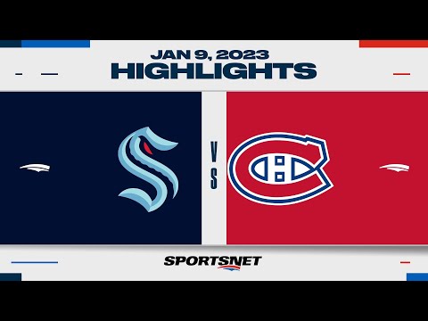 NHL Highlights | Kraken vs. Canadiens - January 9, 2023
