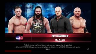 Download lagu WWE 2K19 Batista VS Baron Corbin,John Cena,Elias Fatal 4-Way Hell In A Cell Match 24/7 Title mp3 Download lagu WWE 2K19 Batista VS Baron Corbin,John Cena,Elias Fatal 4-Way Hell In A Cell Match 24/7 Title mp3