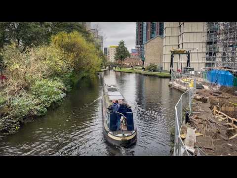 Taking our Narrowboat into Manchester!