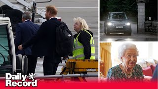 Prince Harry leaves Scotland to return to wife Meghan following death of the Queen