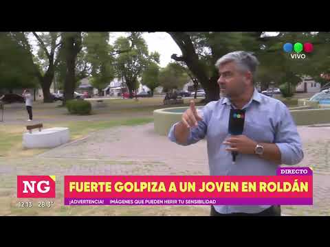 Fuerte golpiza a un joven en Roldán - TELEFE ROSARIO