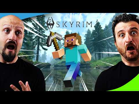 Minecraft dentro Skyrim, ma che è?