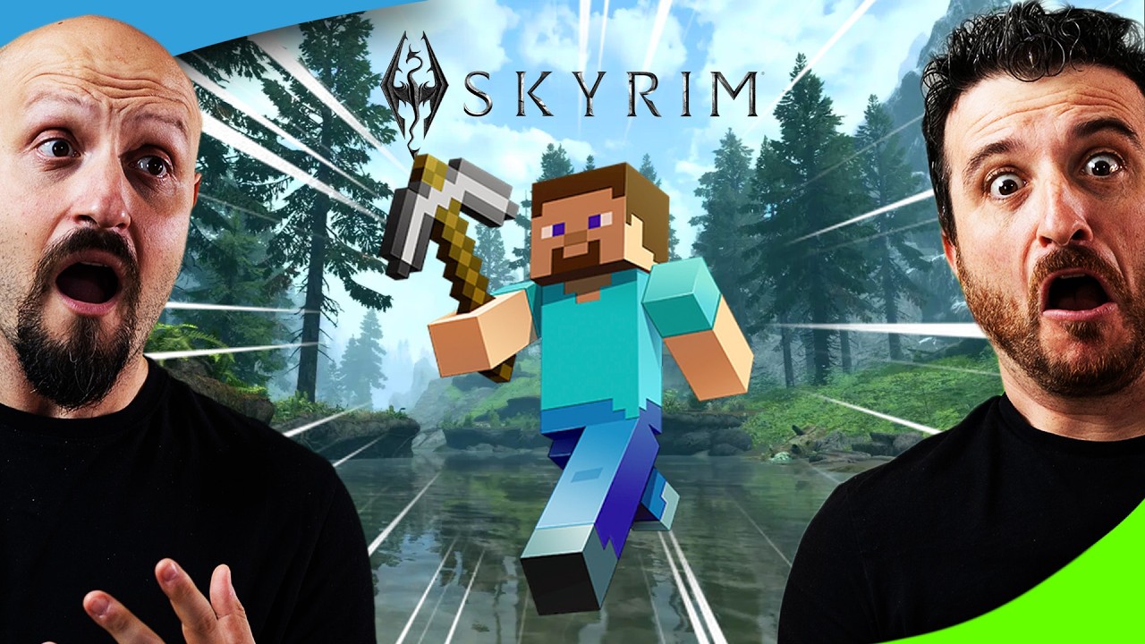 Minecraft dentro Skyrim, ma che è?