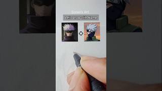 Download lagu Kakashi   Gojo drawing with name | Soren's Art #kakashi #gojo #animeart #jjk #art #sjram mp3