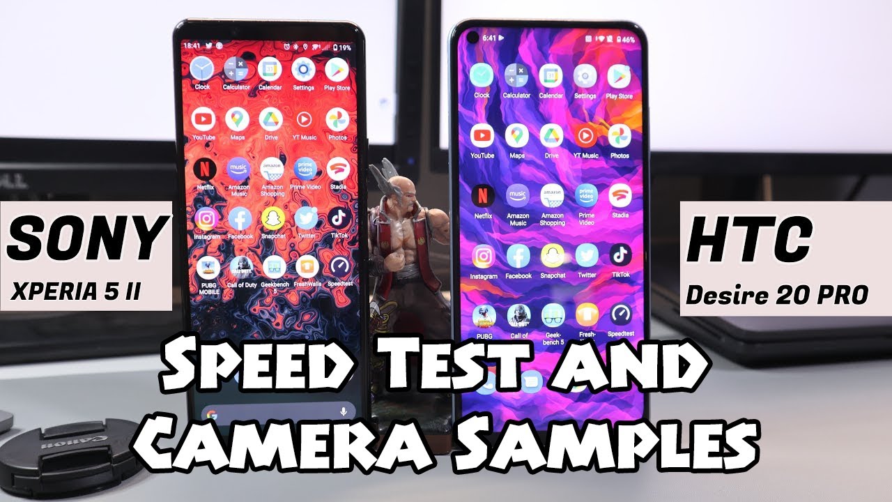 Sony Xperia 5 ii VS HTC Desire 20 Pro - Speed Test and Camera Samples | SK Movie House