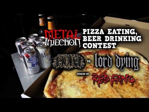 Pizza Eating Contest w/ RED FANG, HOWL, LORD DYING, and MORTALS on Metal Injection