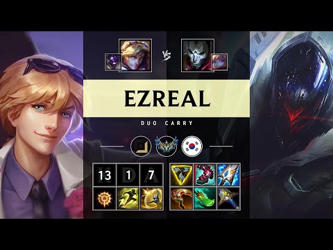 Ezreal ADC vs Jhin - KR Challenger Patch 25.18