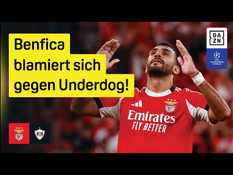 Benfica - Qarabag Agdam | UEFA Champions League | DAZN Highlights