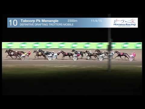TABCORP PK MENANGLE - 11/04/2015 - Race 10 - DEFINITIVE DRAFTING TROTTERS MOBILE