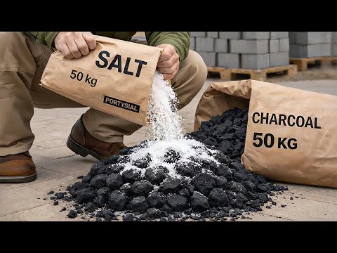 Mix Charcoal with Salt see what most people don't even imagine happens!