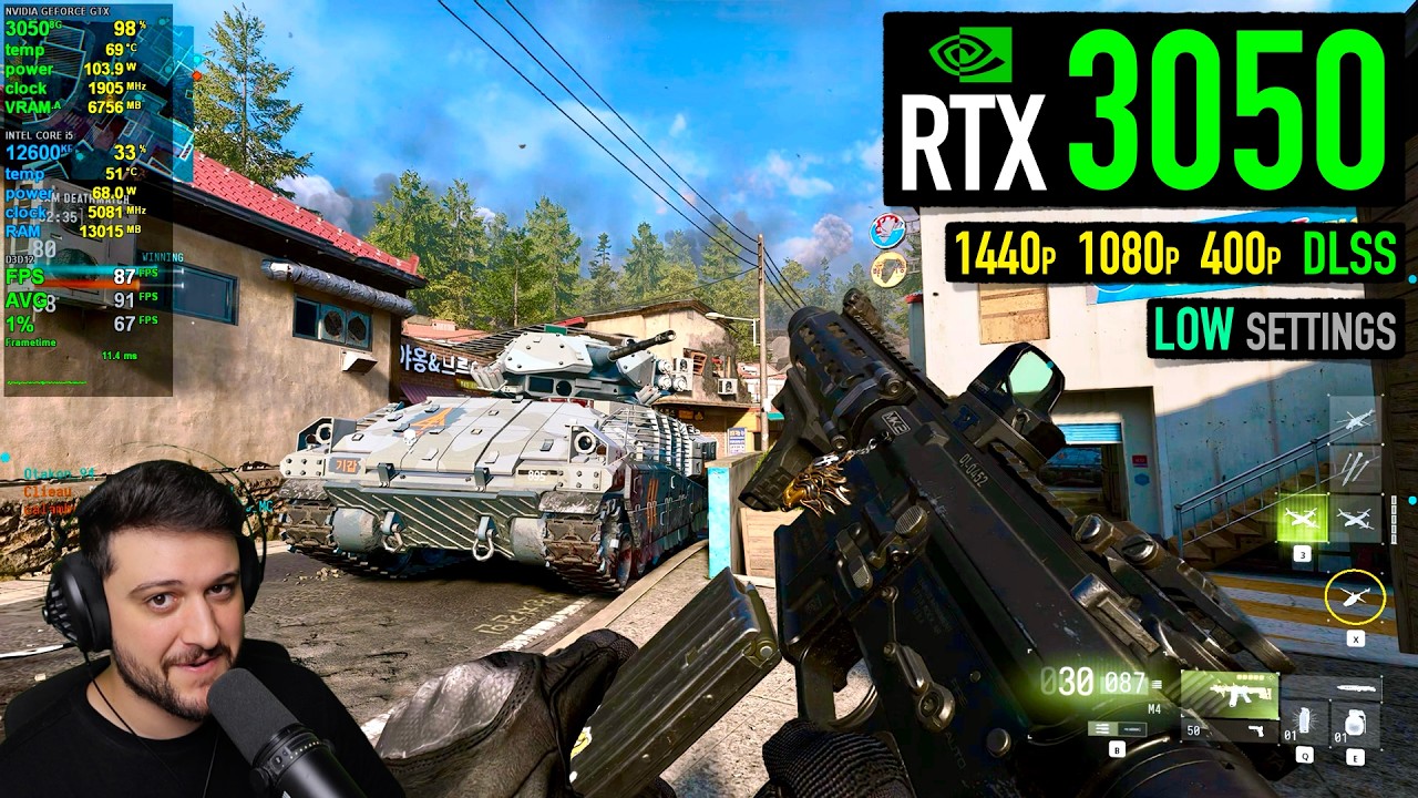 RTX 3050 - Call Of Duty: Modern Warfare 4 Beta - Runs Pretty Well!