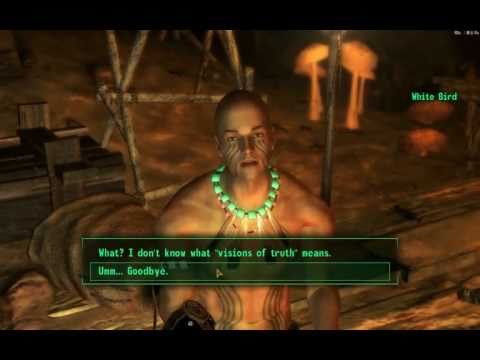 Fallout NV Honest Hearts Walkthrough, Part 10: Getting Drugged by White Bird (Let's Play, 1080p HD)