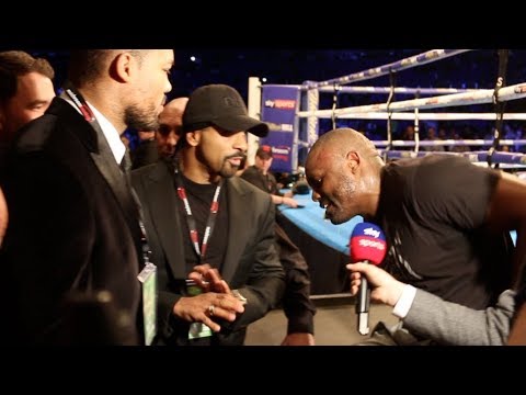 HEAVYWEIGHT BEEF! - DAVID HAYE & JOE JOYCE CONFRONT DERECK CHISORA & GO AT IT HARD DURING INTERVIEW