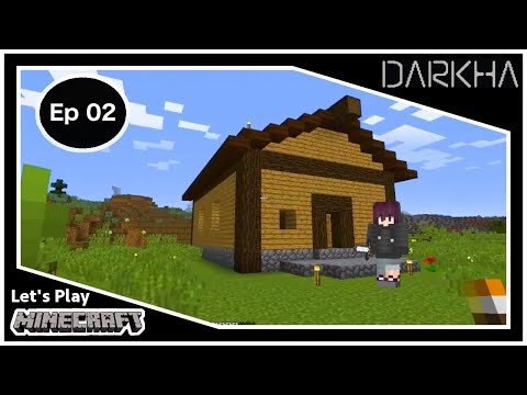 Darkha - Let's Play Minecraft - Ep 2 - Building Houses