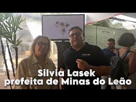 Prefeita de Minas do Leão Silvia Lasek na FAMURS 2024
