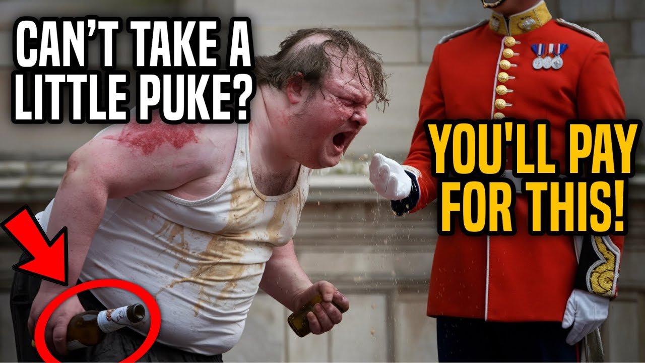 Drunk Man Poured Out His Anger on the Royal Guard—But Crossed the Line With His Disgusting Act