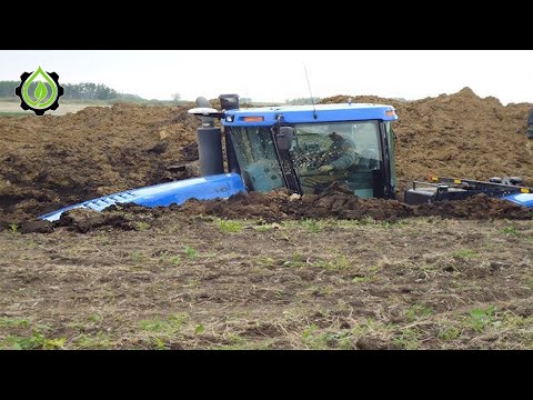 Tractor Stuck In Mud Compilation | Amazing Tractor Operator Skills #12