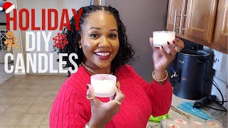 🎄 DIY Christmas Candle Gifts 🕯️ Holiday Candle Making + Unboxing 🎁