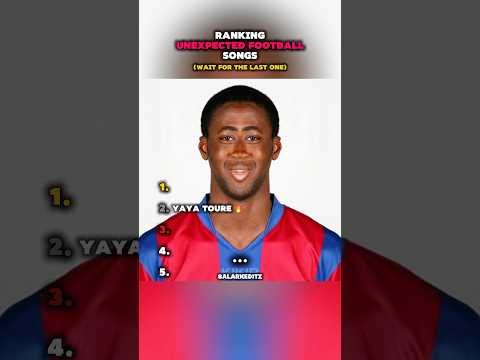 Ranking Unexpected Football Songs #shorts #football #ranking