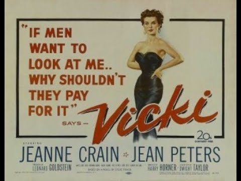 Jeanne Crain, Jean Peters & Richard Boone in "Vicki" (1953) - feat. Richard Boone & Aaron Spelling