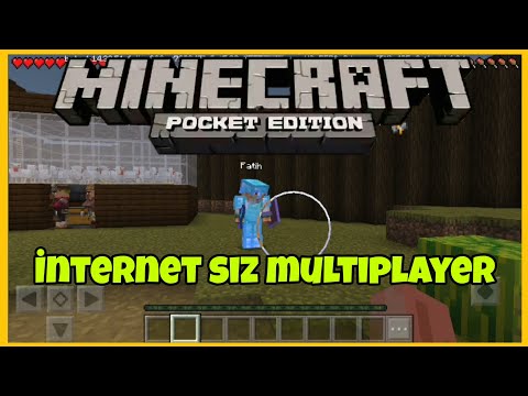Ömer Furkan - Playing Minecraft PE multiplayer without internet (valid in all versions) Mobile game