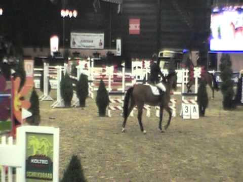 Shanice Roozeboom & Aykos (Concorde x Kojak) 6 years old (1.30m) competition Hardenberg 2011
