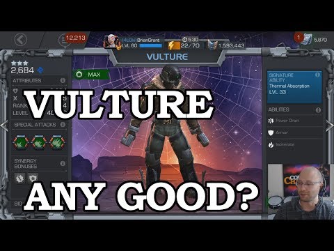 Vulture Review and Gameplay | Marvel Contest of Champions