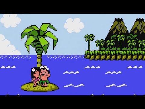 Adventure Island 3 (NES) Playthrough longplay video game