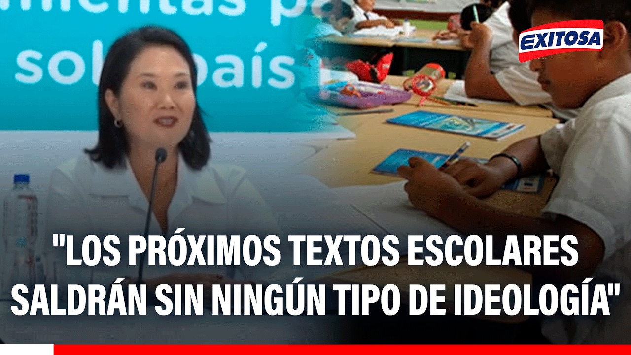🔴🔵 Keiko responde a críticas por lineamientos de disciplina escolar
