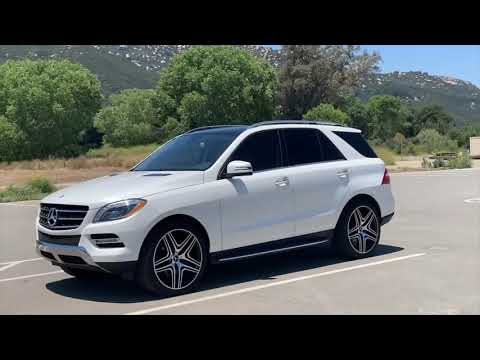 W166 Mercedes ML350 Diamond White 4Matic 2013 2014 2015
