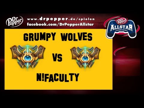 LoL:DRPepper Cup - Teamfinale - Grumpy Wolves vs n!faculty (Game 2) [Challenger]
