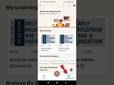 DIKSHA ECCE Course for AWWs (Mizo) | Registration leh Course zir dan tutorial 