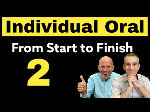 IB English: Individual Oral - From Start to Finish ... Video 2 of 5