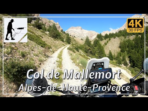 Col de Mallemort, Alpes-de-Haute-Provence, Côte-d'Azur, France  - by motorcycle and drone