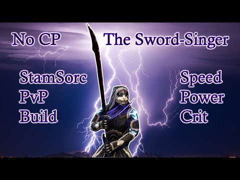 Stamina Sorcerer PvP Build - The Sword-Singer - ESO Deadlands