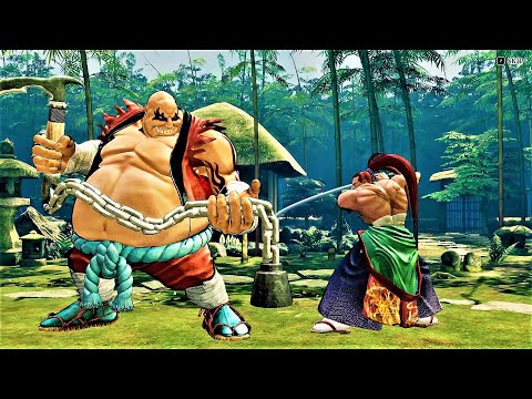 Earthquake vs Genjuro Kibagami (Hardest ) Samurai Shodown