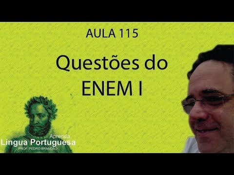 Questões do ENEM I  - Aprenda Língua Portuguesa- Aula 115