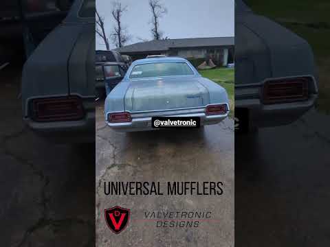 Classic Car with a VALVED EXHAUST?!VALVETRONIC DESIGNS Universal Muffler Kit. #ford #classiccars