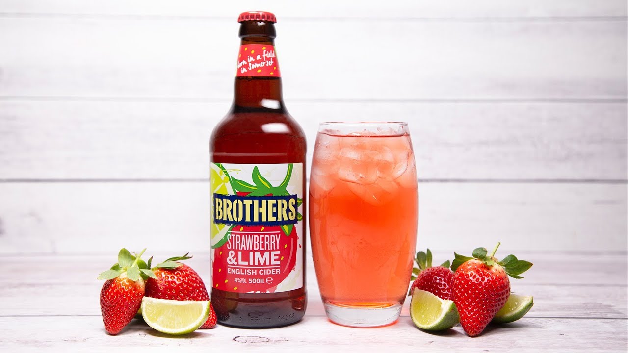 Brothers Strawberry & Lime cider