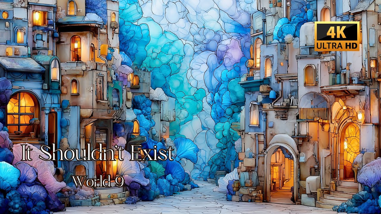 World 9: The Crystal Forests of an Alien Planet - 4K