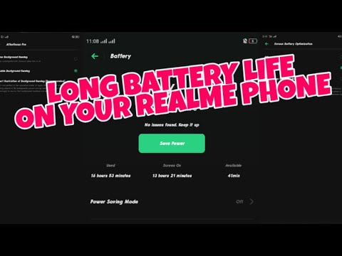 HOW TO EXTEND BATTERY LIFE ON YOUR REALME PHONE :)