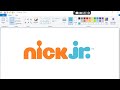 How To Draw Nick Jr Logo In MS Paint Step By Step