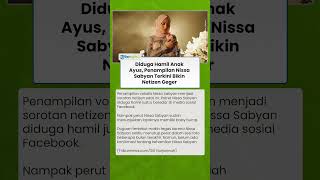 Download lagu Diduga Hamil Anak Ayus, Penampilan Nissa Sabyan Terkini Bikin Netizen Geger mp3 Download lagu Diduga Hamil Anak Ayus, Penampilan Nissa Sabyan Terkini Bikin Netizen Geger mp3