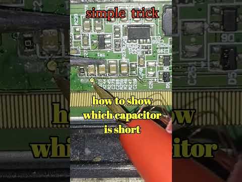 how to identify a shorted capacitor in your circuit?