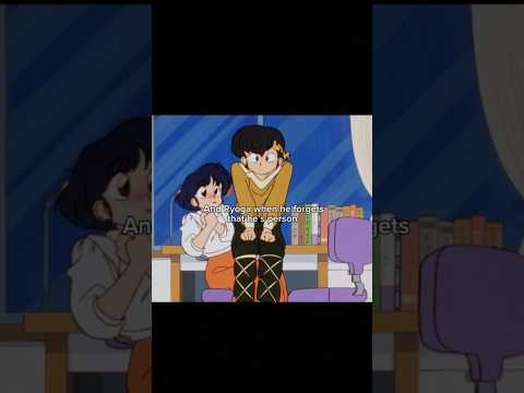 Ryoga when Pichan and Ryoga when a person🐽🙈😂 #ranma½ #anime  #ryogoku #pichan