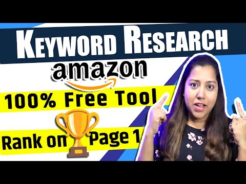 Amazon Keyword Research Tool Free 👍 Get Profitable Keyword on Amazon India Raking Strategy