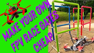 Hone Your Drone Skills At Home! ! Make You Own Race Course w/PVC and $1 Noddles! #fpv #drl #drone