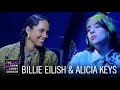 Billie Eilish  Alicia Keys Perform Ocean Eyes
